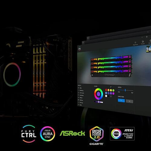 Memoria Ram DDR4 Kingston FURY Renegade RGB 3200MHz 8GB PC4-25600 KF432C16RBA/8.