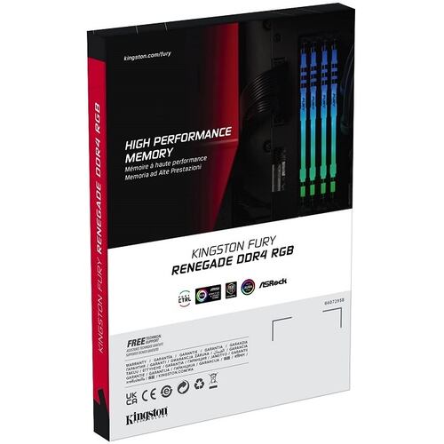 Memoria Ram DDR4 Kingston FURY Renegade RGB 3200MHz 8GB PC4-25600 KF432C16RBA/8.