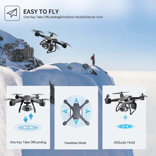 Dron V14  4DRC FPV Drone doble camara 2k