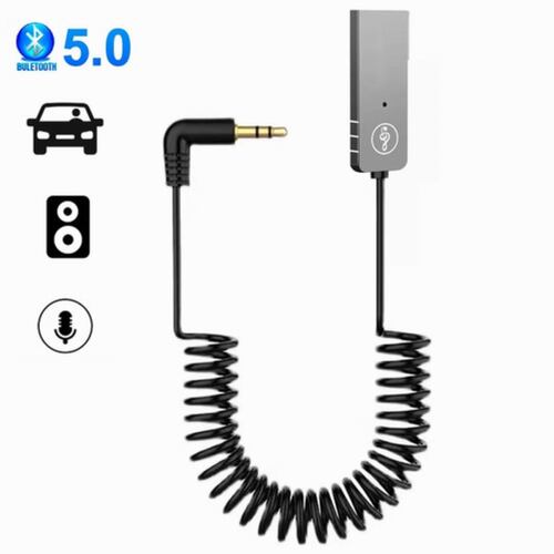 Receptor Bluetooth 5.0 Usb Con Jack 3.5 Aux Para Auto 