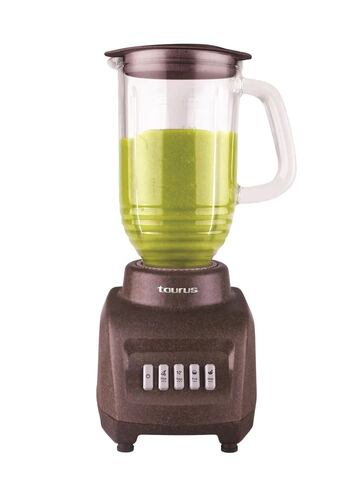 Licuadora Taurus Nature Blender de Vidrio Ecológica 4 Velocidades Café
