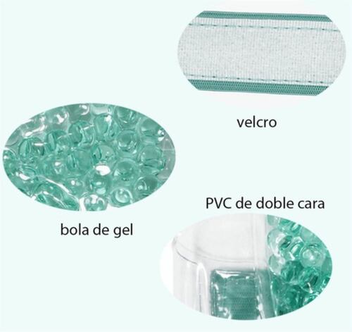 Mascarilla De Compresa Caliente Gel De Hielo Para Ojeras Verde