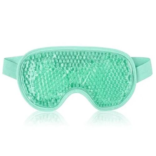 Mascarilla De Compresa Caliente Gel De Hielo Para Ojeras Verde