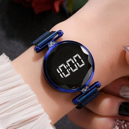 Reloj De Mano Casual Brazalete Azul