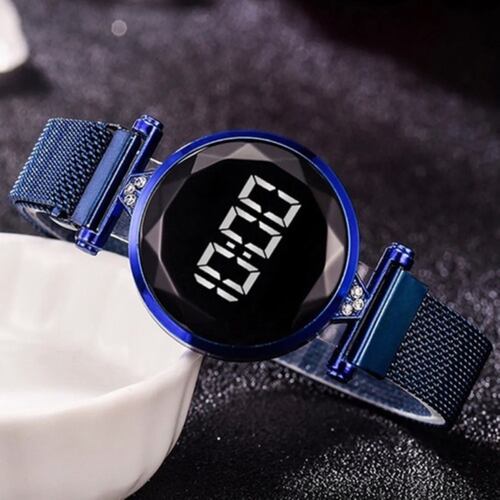Reloj De Mano Casual Brazalete Azul