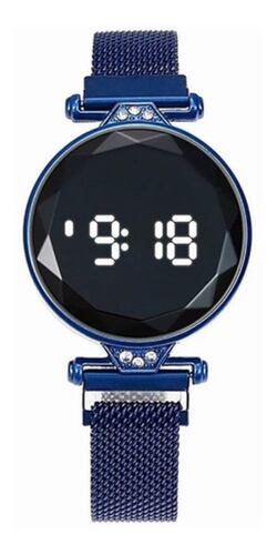 Reloj De Mano Casual Brazalete Azul