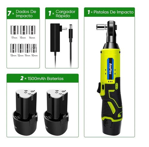 Mini  Pistola Impacto Llave De Trinquete Inalámbrica