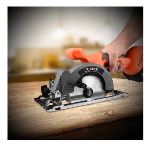 Sierra Circular Cortadora Eléctrica Disco C/2batería Naranja