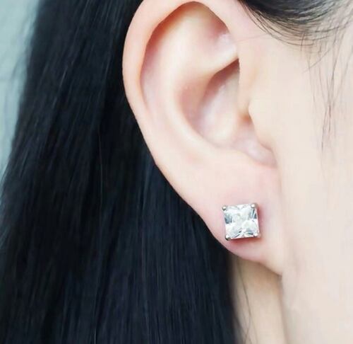 6 Pares Aretes Piercing Falso Con Imán 