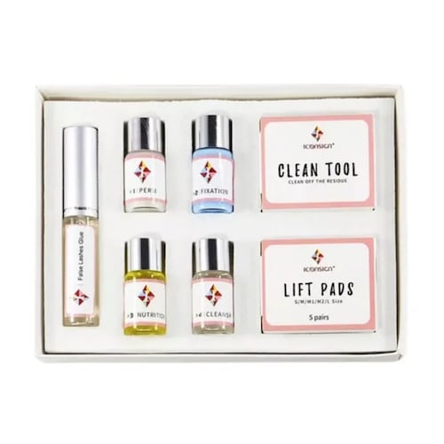 Kit Lash Lifting De Pestañas Rizado Marca Iconsign Dama