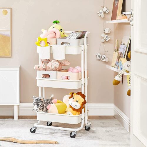 Carrito Multifuncional Organizador Blanco