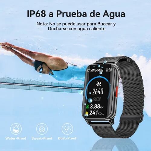 Reloj Inteligente Deportivo Bluetooth Impermeable Sports.