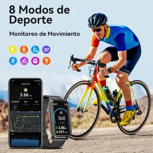Reloj Inteligente Deportivo Bluetooth Impermeable Sports.
