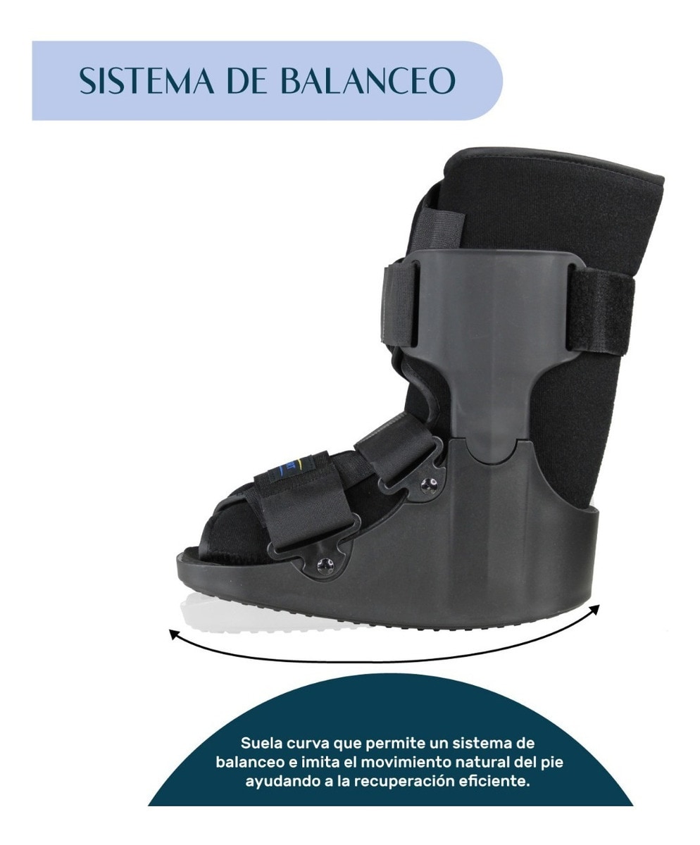 Bota Ortopedica Corta Inmovilizador Tobillo Ferula Walker GDE