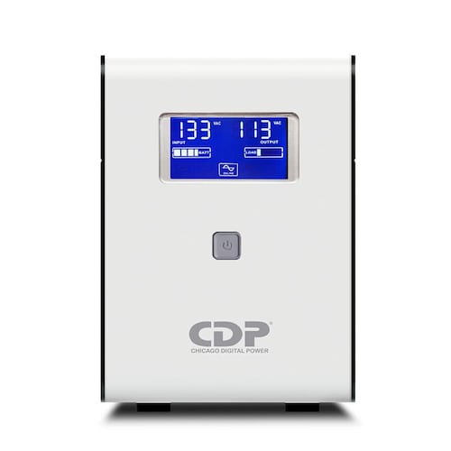 No Break Interactivo CDP R-SMART1210 de 1200VA/720W con 10 contactos.