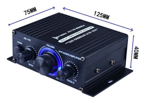 Mini Amplificador De Potencia De Audio Para Auto
