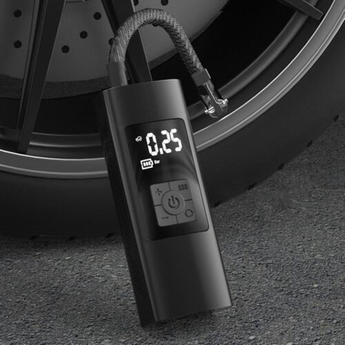 Bomba De Aire Eléctrica Y Portátil Para Bicicleta