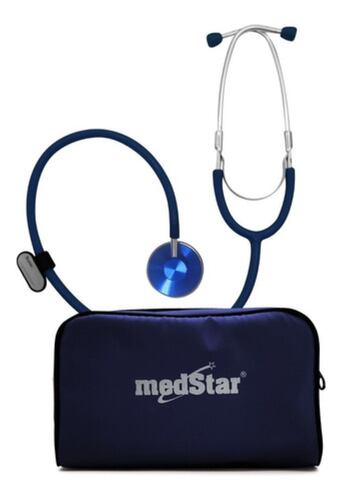 BAUMANÓMETRO KIT CON ESTETOSCOPIO DE UNA CAMPANA AZUL