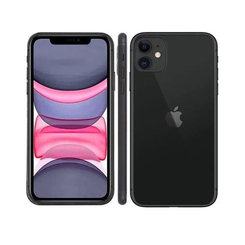 Celular iPhone  11 64GB (Negro) Reacondicionado Grado A.