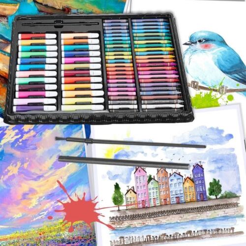 Kit de  Marcadores Lapices Dibujo 168 Colores