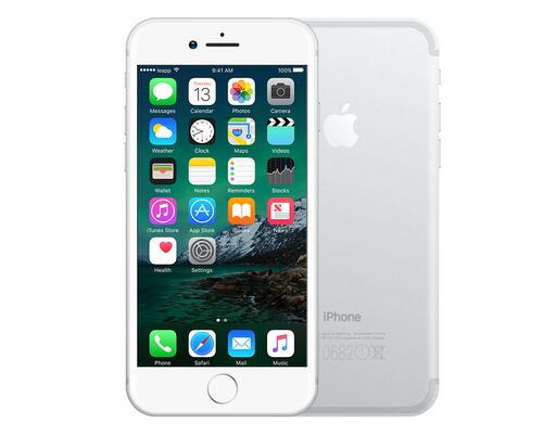 Celular iPhone  7 128GB (Plata) Reacondicionado Grado A.
