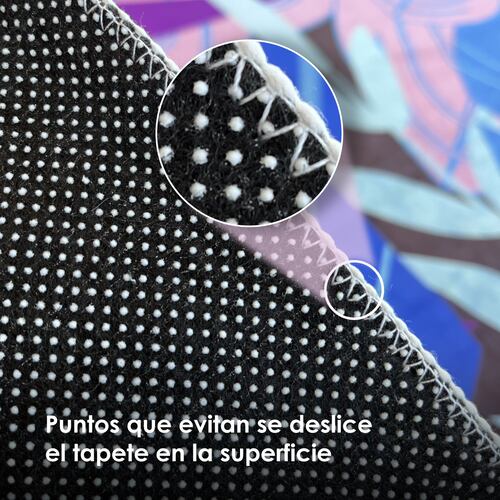 Tapete Sala Oficina Estilo Nórdico 2x3m Suavidad Elegancia Neo Floreado