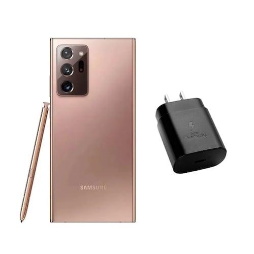 Samsung Galaxy Note 20 Ultra Dorado 128GB Snapdragon Reacondicionado Grado A + Cubo.