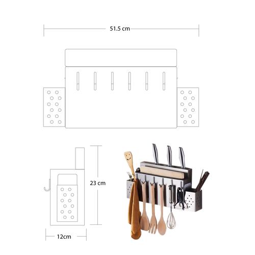 Estante Organizador De Utensilios De Cocina Multifuncional