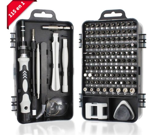 Kit De Desarmadores Y Herramientas De Precisión 115 En 1