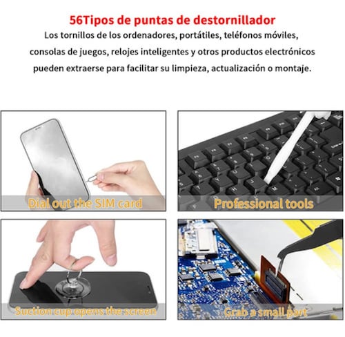 Kit De Desarmadores Y Herramientas De Precisión 115 En 1