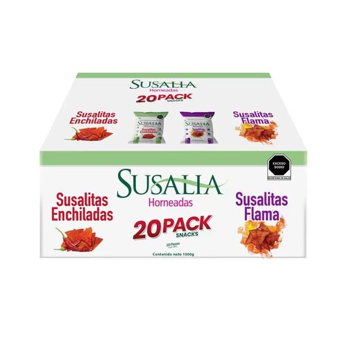 Maiz con Nopal Horneado Susalia 20 de 50g