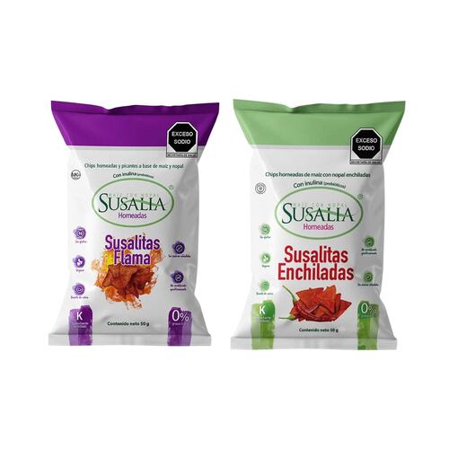 Maiz con Nopal Horneado Susalia 20 de 50g