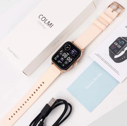 Colmi P28 plus Smartwatch Reloj Inteligente Bluetooth Llamada dorado