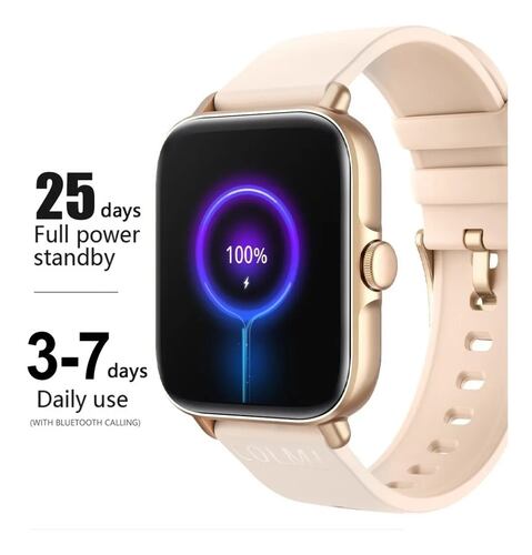Colmi P28 plus Smartwatch Reloj Inteligente Bluetooth Llamada dorado