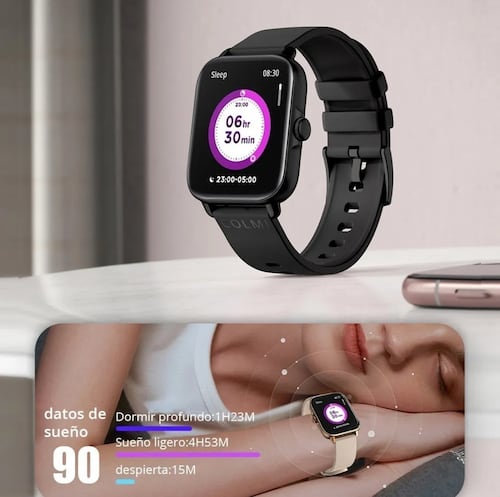 Colmi P28 plus Smartwatch Reloj Inteligente Bluetooth Llamada negro