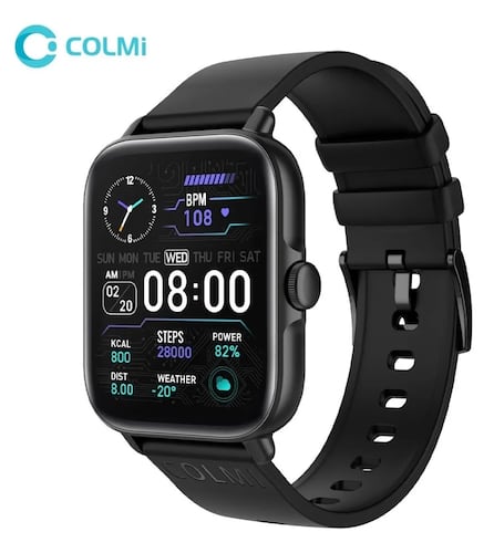 Colmi P28 plus Smartwatch Reloj Inteligente Bluetooth Llamada negro