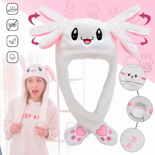 Gorro Conejo Bts Twice Kpop, Las Orejas Se Moverán.