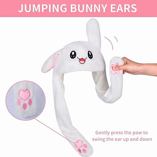 Gorro Conejo Bts Twice Kpop, Las Orejas Se Moverán.