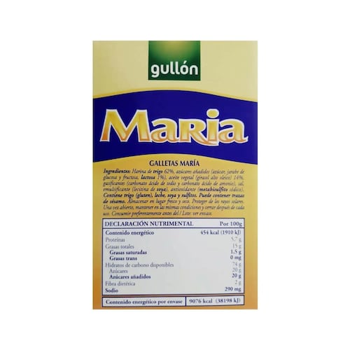Galletas María Doradas Gullón 2 Kg / 10 de 200 g