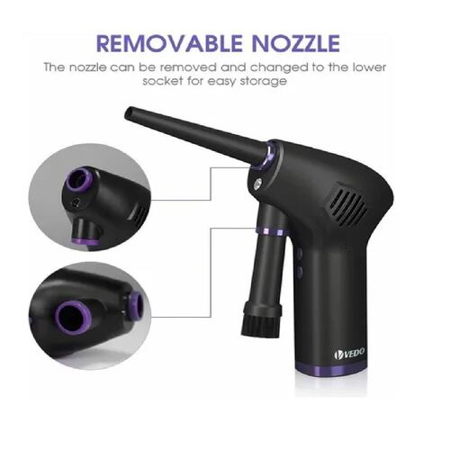 Soplador De Polvo De Aire Inalámbrico Recargable 2 Cepilla