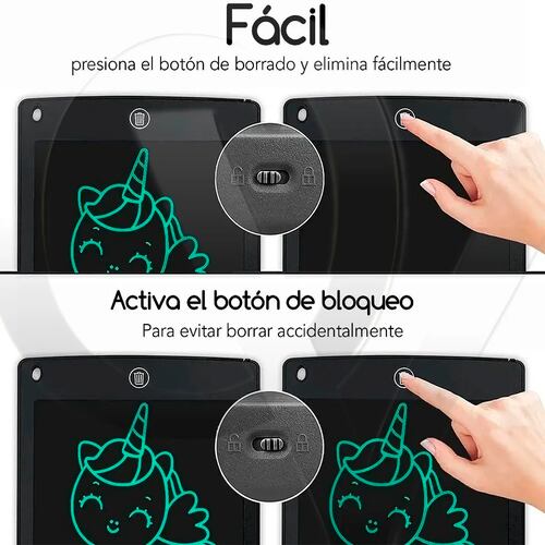 Pizarras Mágicas Lcd Para Niños De 8.5 Pulgadas Tableta 