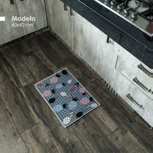 Tapete De Cocina Impermeable Antideslizante 40x60 Cm Piñas