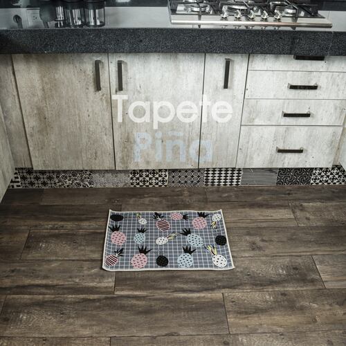 Tapete De Cocina Impermeable Antideslizante 40x60 Cm Piñas