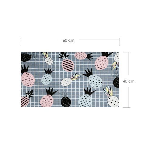 Tapete De Cocina Impermeable Antideslizante 40x60 Cm Piñas