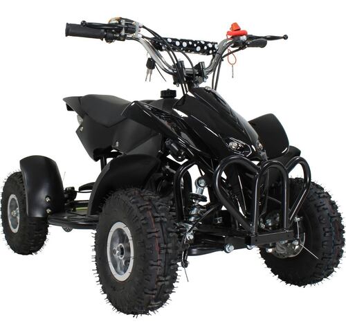Cuatrimoto ATV Niños Motor A Gasolina 49cc Con Parrillas Roja