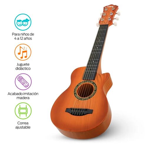 Guitarra Para Niños De 4 A 12 Años Juguete Regalo Redlemon