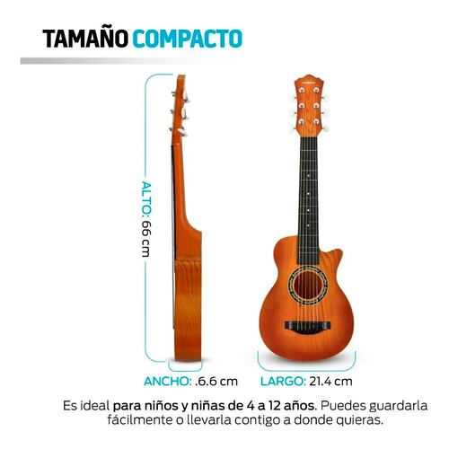 Guitarra Para Niños De 4 A 12 Años Juguete Regalo Redlemon