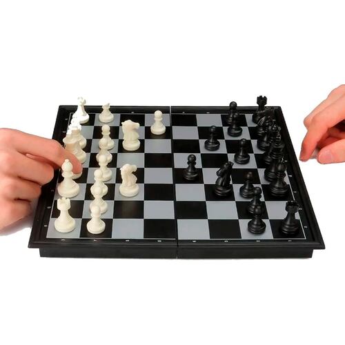 Ajedrez Iman Profesional Magnético Clásico Plegable 25cm