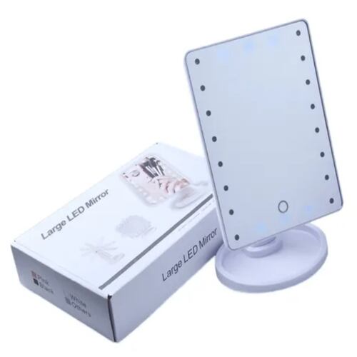 Espejo Maquillaje con luz LED 180 Blanco