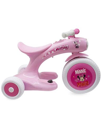 Triciclo Montable Eléctrico Rosa Minnie Mouse de Disney